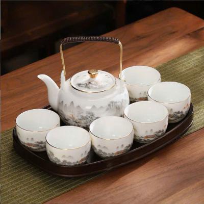 BỘ ẤM CHÉN SỨ SƯƠNG CÁC MẪU – QUÀ TẶNG CAO CẤP